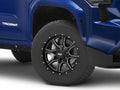 MO970 17x8 6x120.00/6x139.70 SATIN BLACK MILLED (0 mm)