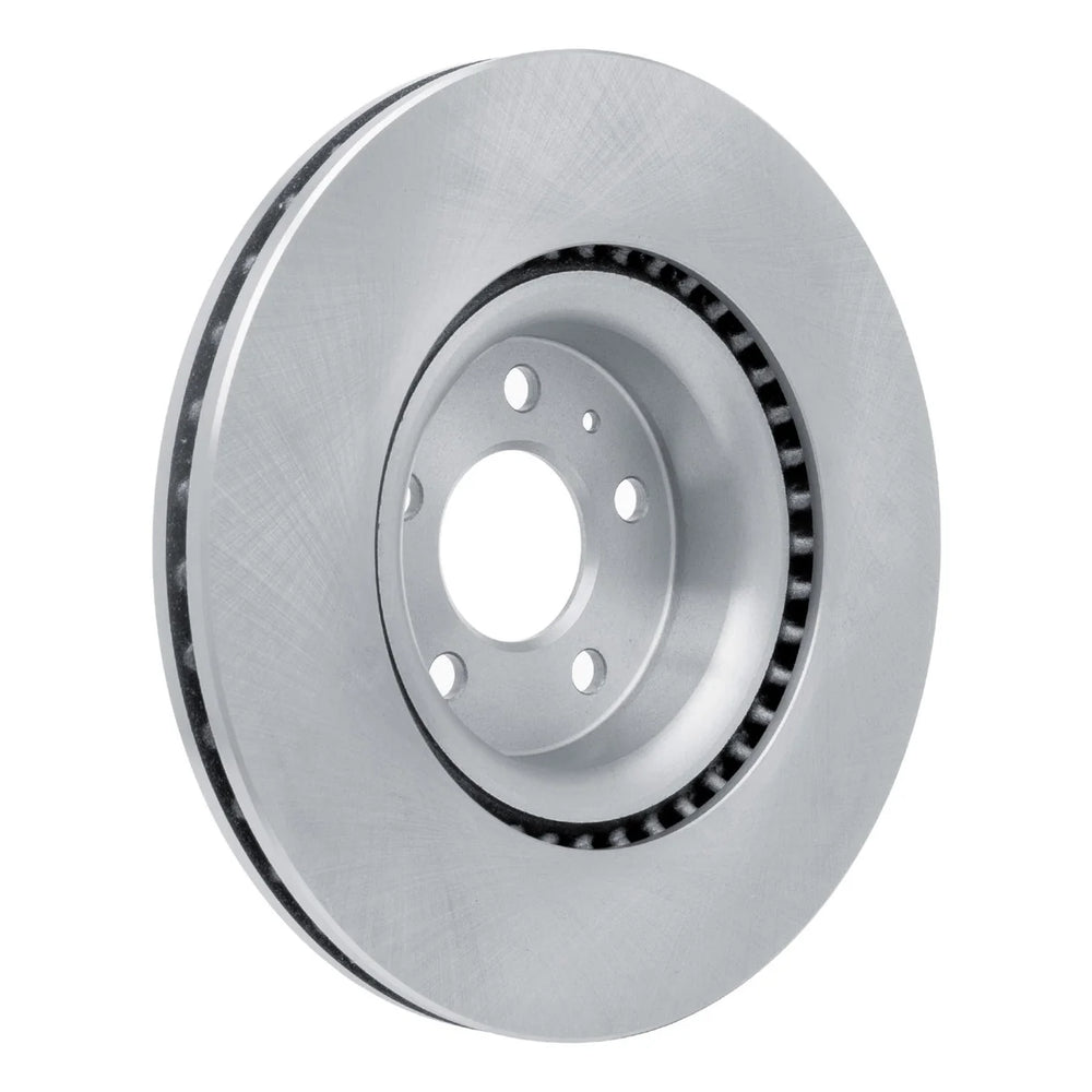 R1 16-25 Audi Q5 Sportback Front Right Drilled & Slotted Black Brake Rotor