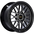 BBS LM 21x9 5x112 ET22 Diamond Black Center / Diamond Cut Lip Wheel -82mm PFS/Clip Required