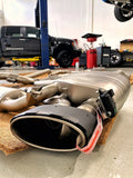 Akrapovic 13-17 Audi S6 Avant/Limousine (C7) Evolution Line Cat Back (Titanium) - Repl Right Muffler