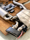 Akrapovic 13-17 Audi S6 Avant/Limousine (C7) Evolution Line Cat Back (Titanium) - Repl Right Muffler