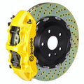 Brembo 12-18 A6 3.0T/12-18 A7 3.0T Front GT BBK 6Piston Cast 380x34 2pc Rotor Slotted TY3L- Yellow