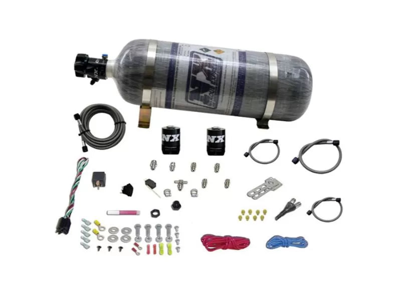 Nitrous Express - ALL SPORT COMPACT EFI SINGLE NOZZLE SYSTEM (35-50-75 HP) WITH 10LB BOTTLE  - 20923-10