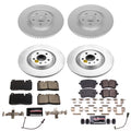 Power Stop 17-18 Audi A6 Front & Rear Z23 Evolution Sport Coated Brake Kit