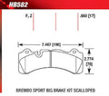 Hawk 08-11 Audi R8/07-08 RS4/03-04 RS6 / 02-03 VW Phaeton Blue 9012 Front Race Brake Pads