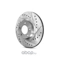 StopTech Select Sport 14-19 Audi A4i Slotted and Drilled Right Rear Rotor