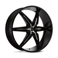 Wheel Pros Helo HE866 20X8.5 5X120/5 G-BLK/CHR 35MM HE86628528335