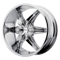 Wheel Pros Helo HE866 20X8.5 5X120/5 G-BLK/CHR 35MM HE86628528335