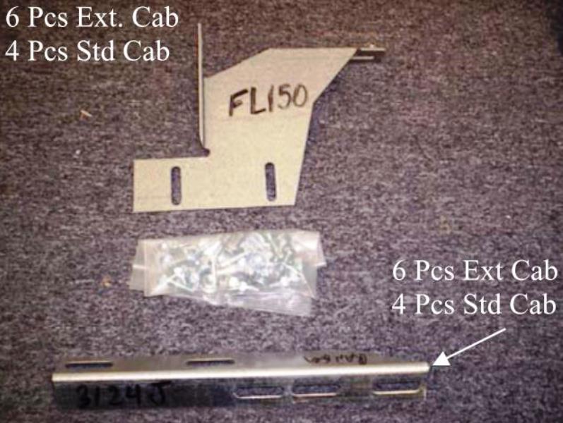 9811 RANGER EXT CAB (60IN BOARDS) TRANSENDER BRACKETS