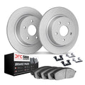 DFC 00-01 Dodge Ram 1500 Front Rotors w/4000 HybriDynamic Brake Pads w/Hardware