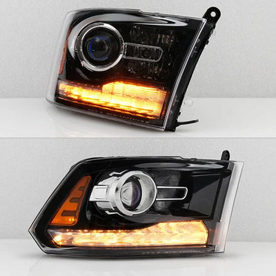Xtune 16-18 Ram 1500/2500/3500 (Projector LED) OEMStyle Headlights Black Right (PRO-JH-DR16-OE-BK-R)