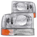 ANZO 2005-2010 Chevrolet Cobalt Crystal Headlights Black