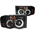 ANZO 2005-2010 Chevrolet Cobalt Crystal Headlights Black