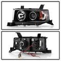 Spyder Scion XB 03-07 Projector Headlights LED Halo Black High H1 Low 9006 PRO-YD-TSXB03-HL-BK