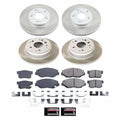 Power Stop 03-11 Honda Element Front and Rear Semi-Coated Rotor Kit