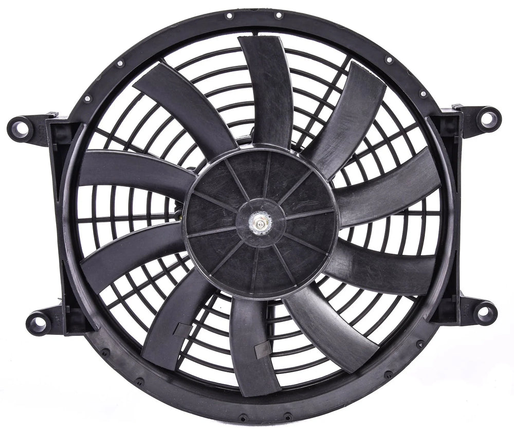 ELEC FAN PSHR H/T 12 EURO BLK