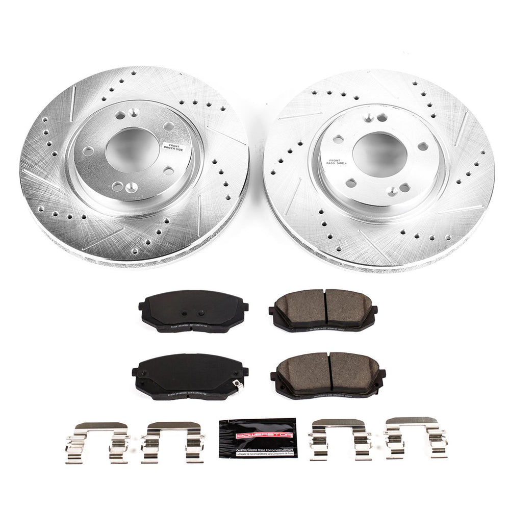 Power Stop 2017 Kia Optima Front Z23 Evolution Sport Brake Kit