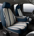 Seat Covers: 2007 Chevrolet Avalanche; split seat 40/20/40 with removable headrests center armrest with cup holder; Wrangler Seat Covers; navy