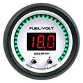 Autometer 52.4mm White Switchable 0-100 Fuel Level/8-18V Voltmeter Phantom Elite Digital Gauge