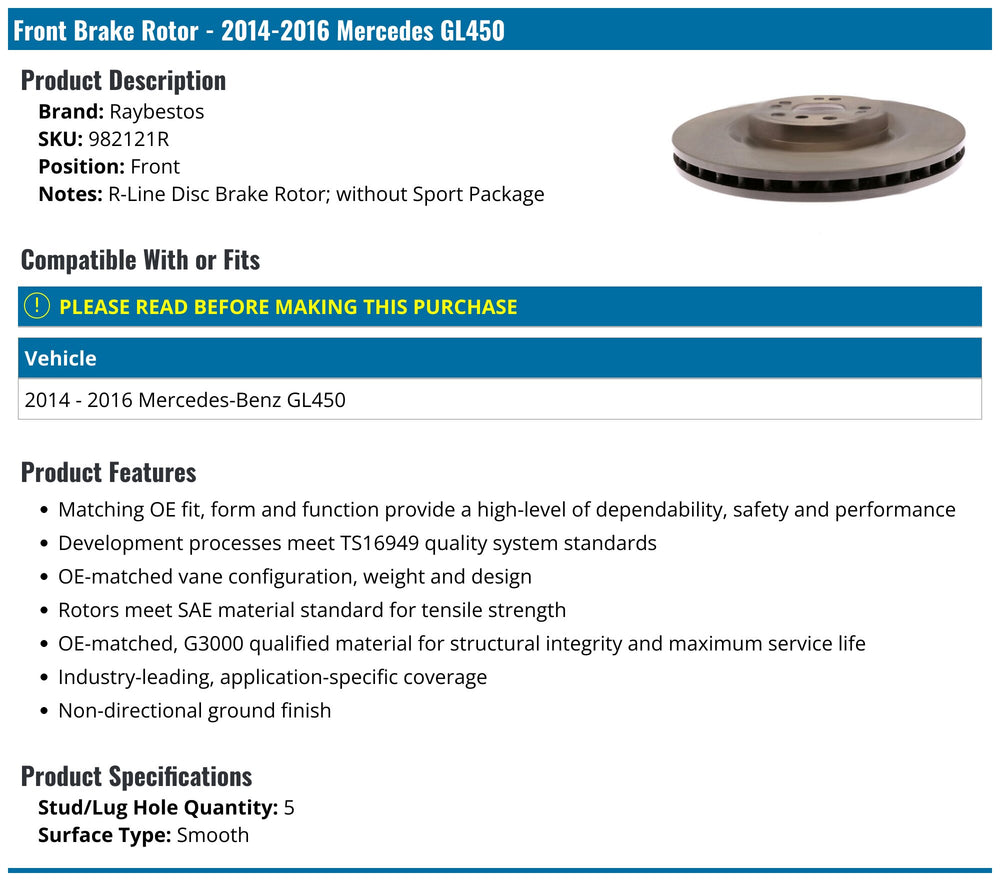 DISC BRAKE ROTOR