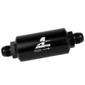 Aeromotive In-Line Filter - AN -10 size Male - 10 Micron Microglass Element - Bright-Dip Black