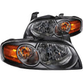 0406 NISSAN SENTRA BLACK AMBER HEADLIGHTS
