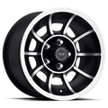AMERICAN RACING VINTAGE VN47 15X7 5X4.5 S-BLK MACH 00MM - VN475765B