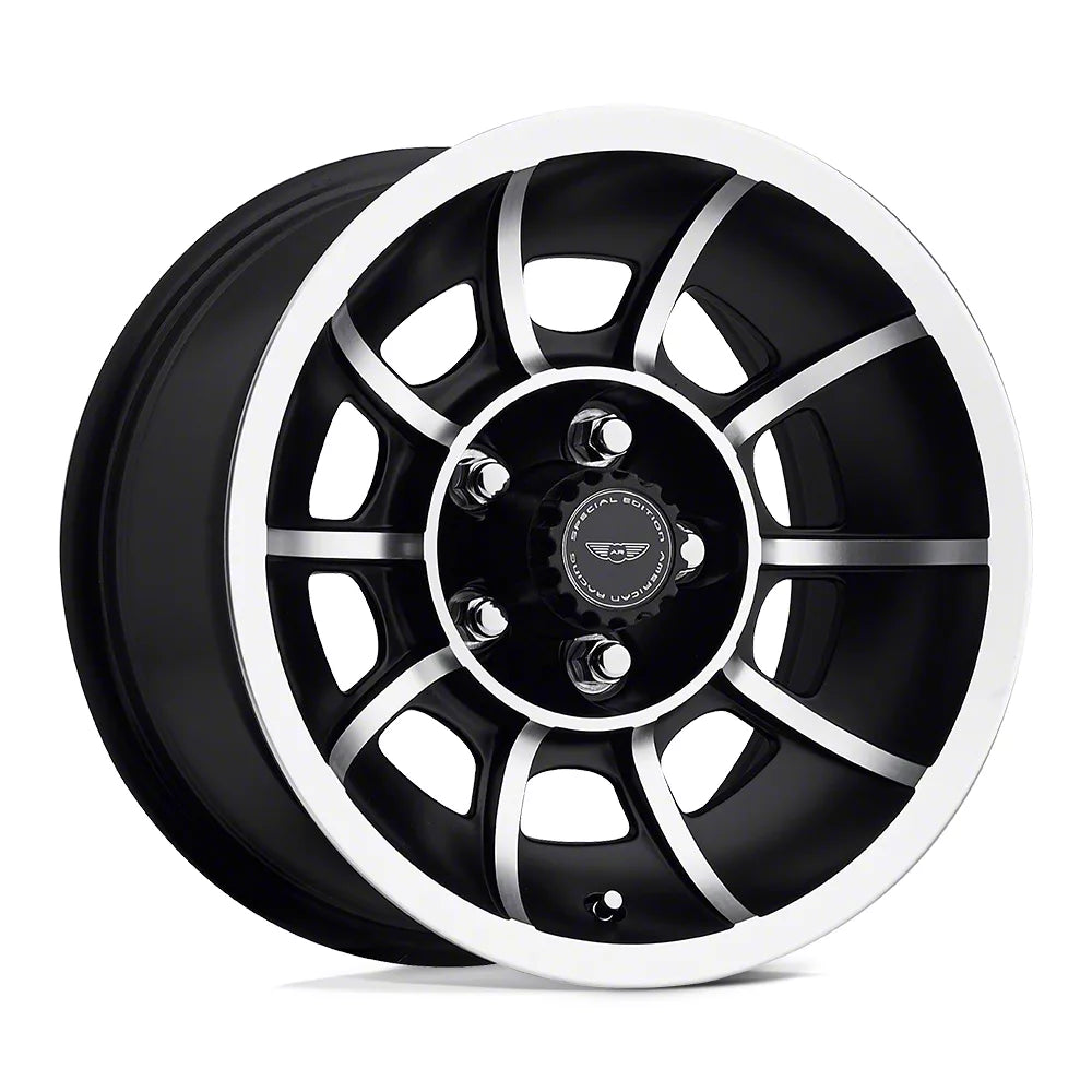 AMERICAN RACING VINTAGE VN47 15X7 5X4.5 S-BLK MACH 00MM - VN475765B