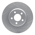 DFC 14-19 Ford Transit-350 Front Right Drilled & Slotted Geoperformance Rotor