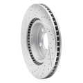 DFC 14-19 Ford Transit-350 Front Right Drilled & Slotted Geoperformance Rotor