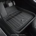 3D MAXpider 21-23 Polestar 2 Elitect 1st & 2nd Row Floormats - Black