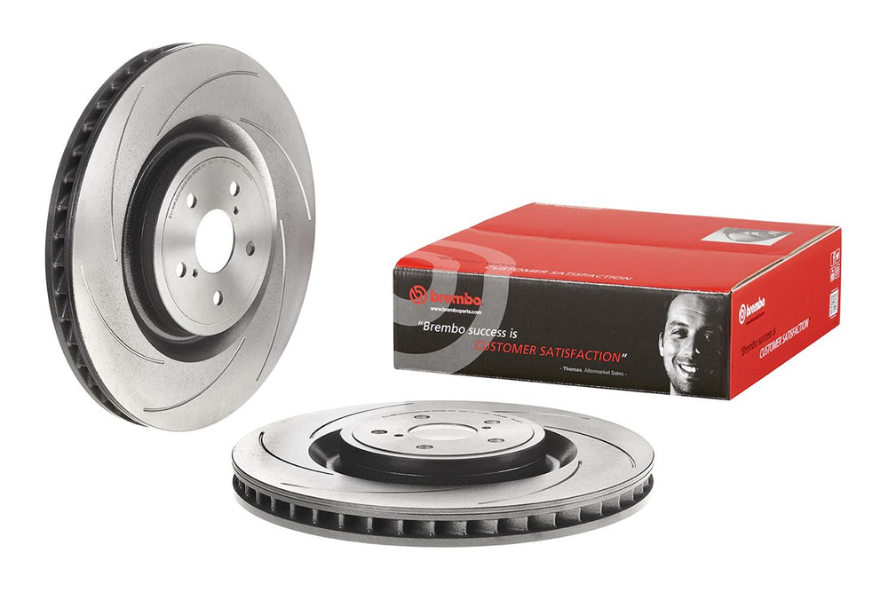 Brembo 16-20 Lexus GS F/15-20 RC F Front Left Premium UV Coated OE Equivalent Rotor