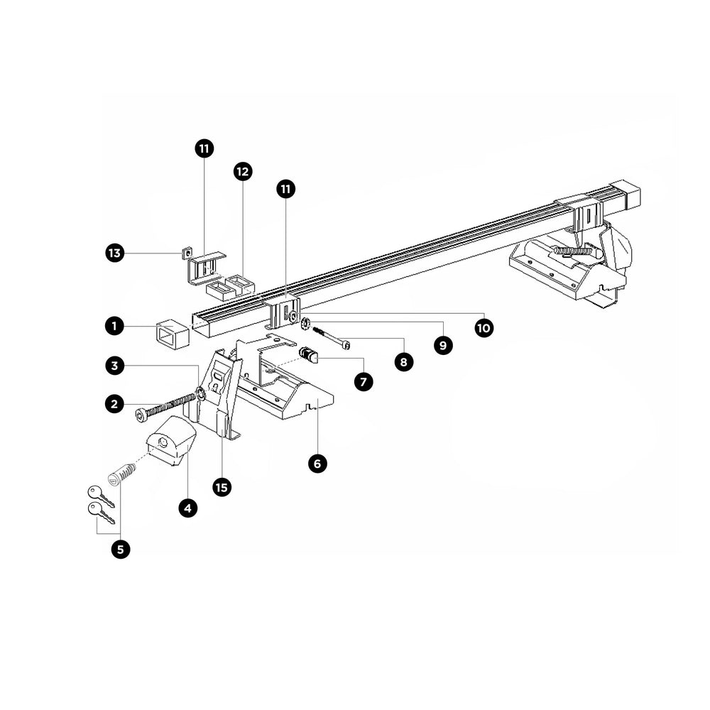 COMPLETE ROOF RACK SYSTEM