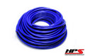 HPS Performance 5/8 ID blue high temp reinforced silicone heater hose 25 feet roll Max Working Pressure 70 psi Max Temperature Rating: 350F Bend Radius: 3