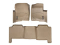 WeatherTech Tan Front and Rear Floorliners Fits -20-08 Ford Lincoln 45005-1-2