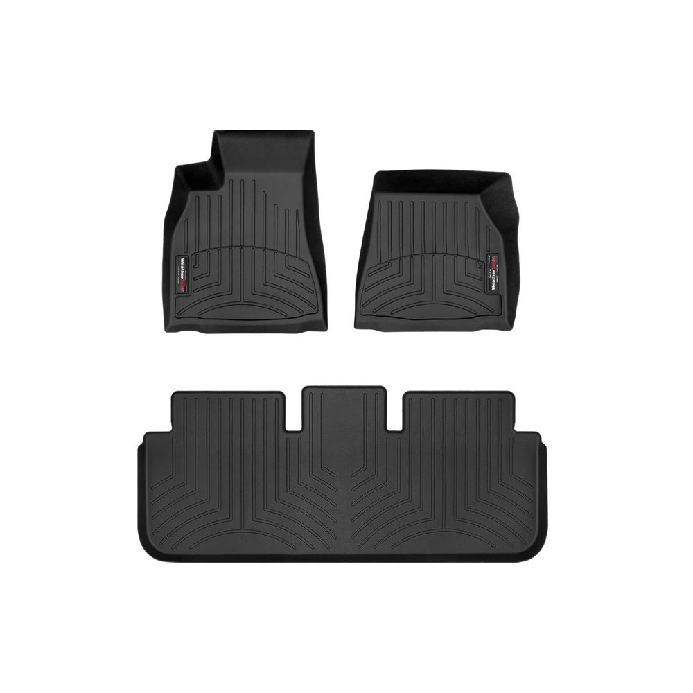 WeatherTech 2021+ Tesla Model S Front & Rear FloorLiner - Black