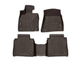WeatherTech Cocoa Front and Rear Floorliners Fits -20-24 Lexus 471395-1-2