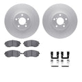 DFC 04-12 Subaru Legacy Front Geospec Rotors with 5000 Advanced Brake Pads w/Hardware