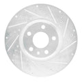 R1 08-12 Audi Q5 (USA/Canada) Front Right Drilled & Slotted Geoperformance Rotor