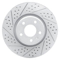 DFC 11-17 Audi A4 Allroad Front Left Drilled & Slotted Geoperformance Rotor