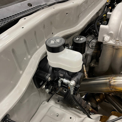 Chase Bays 93-95 Mazda RX-7 FD (LHD) Dual Piston Brake Booster Delete Brake Line Relocation