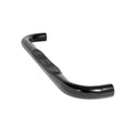 Deezee 14-19 Chevrolet Silverado Tubes - 3In Round Black Steel CrewCab