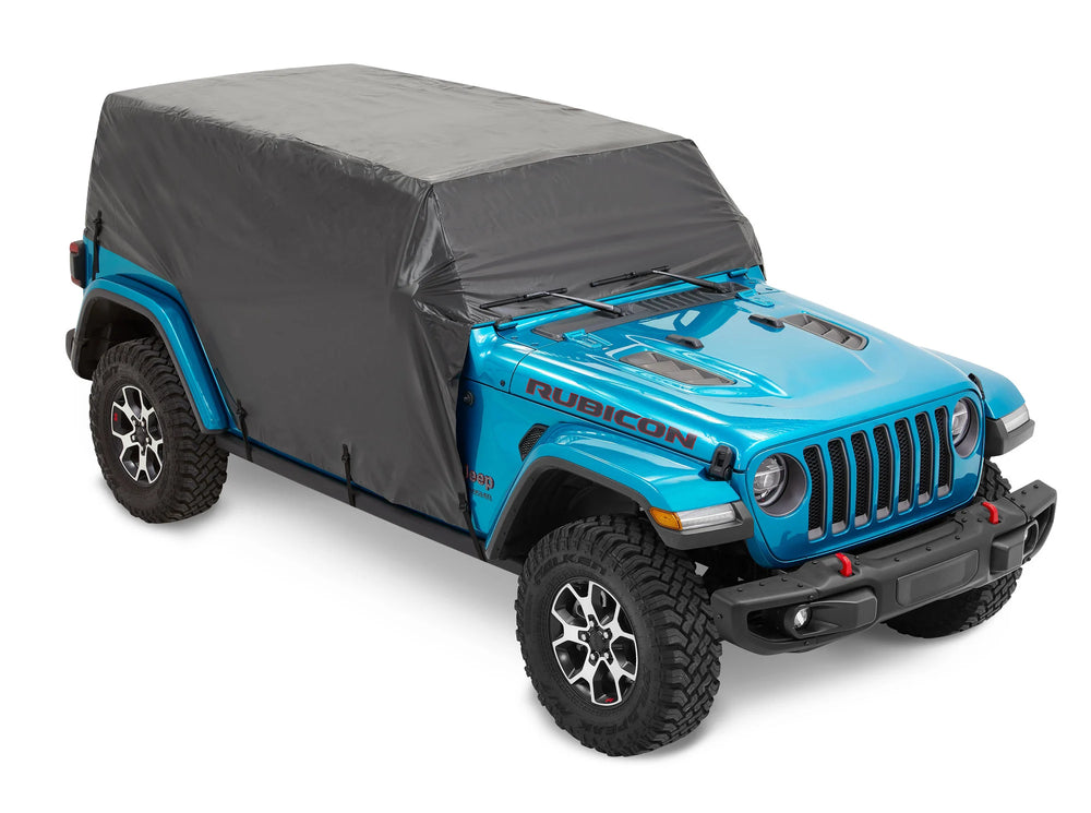 ~(17 lbs. 17X10X10)~ All Weather Trail Cover - 07-18 Wrangler JK/18-21 JL 4-Door (Black)