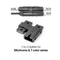 XK Glow Tube Strobe Lights w/ Traffic Modes Ultra LEDs Multiple Modes + Solid On - Blue/Red 4pc 12in