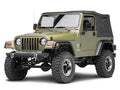 SRC Classic Front Bumper W/ D Rings Black Textured 76-06 Wrangler CJ/YJ/TJ/LJ Smittybilt