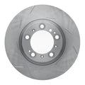 R1 99-21 Porsche 911 Rear Left Drilled Black Brake Rotor