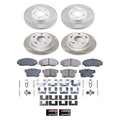 Power Stop 03-07 Honda Accord Front and Rear Semi-Coated Rotor Kit