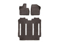 WeatherTech 21-22 Toyota Sienna Front and Rear FloorLiner - Cocoa