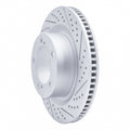 DFC 07-22 Lexus LX570 Front Right Drilled & Slotted Geoperformance Rotor