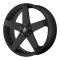 ROCKSTAR CAR 18x8 5x100.00/5x110.00 MATTE BLACK (42 mm)